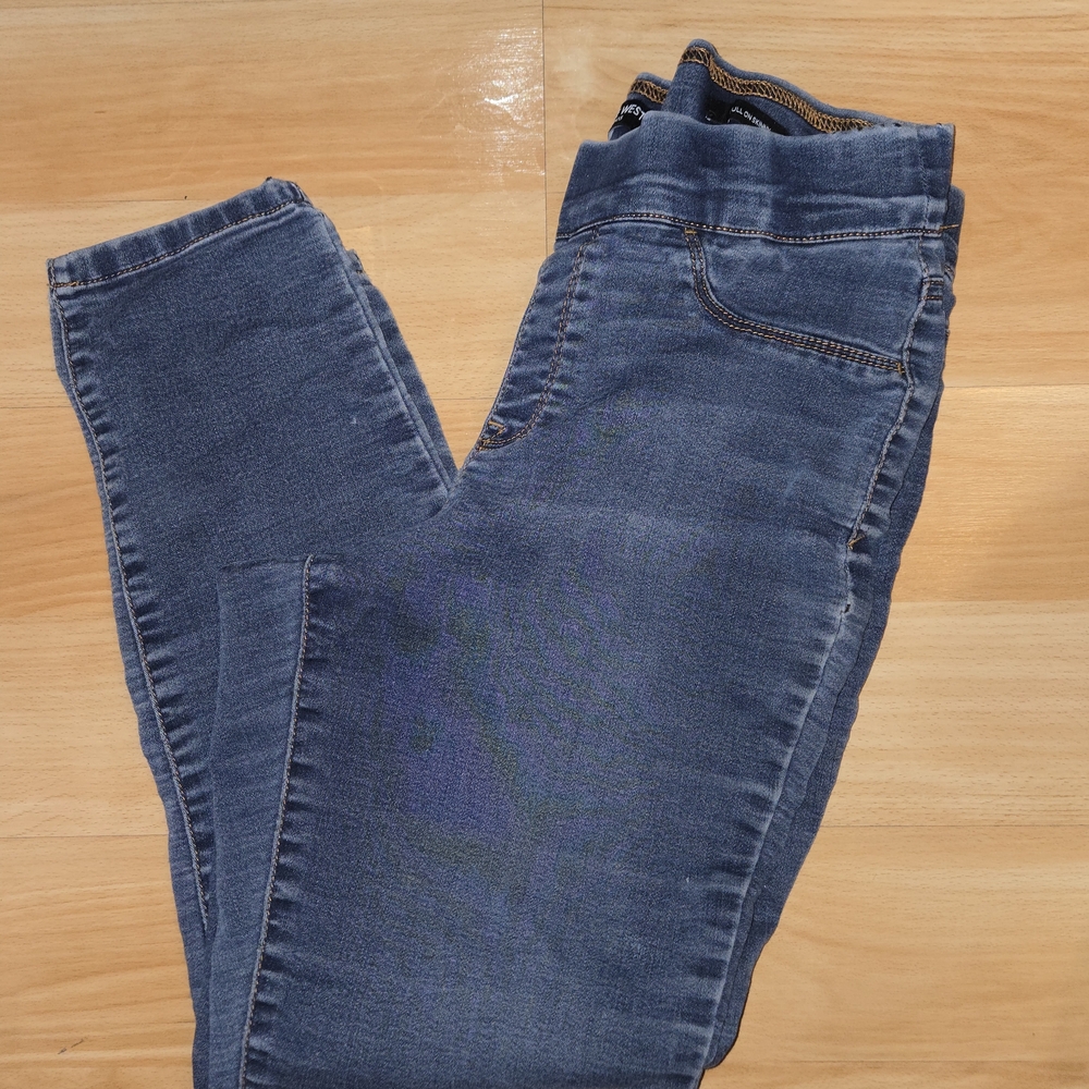 Nine West Indigo Stretch Jeggings - Pull-On Skinny